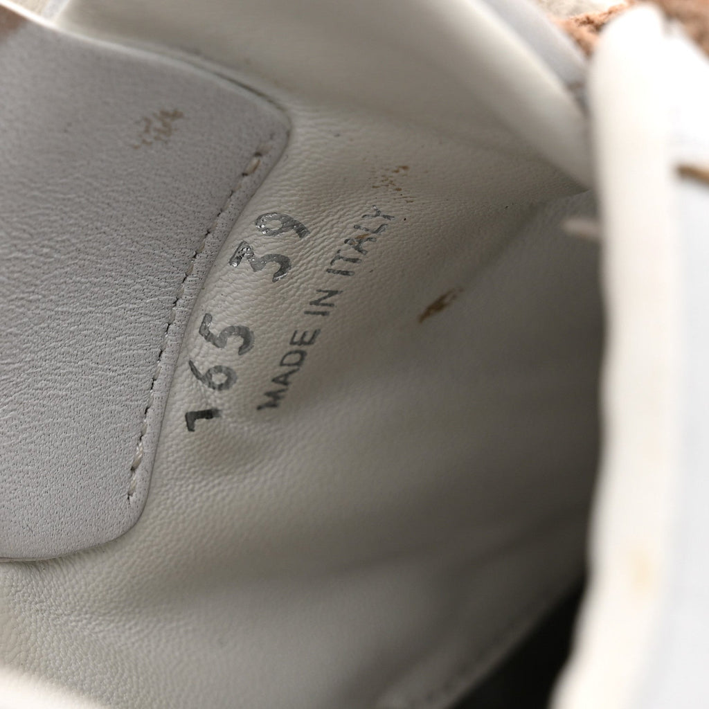 X NEW BALANCE Bleached Calfskin 530 SL Sneakers White